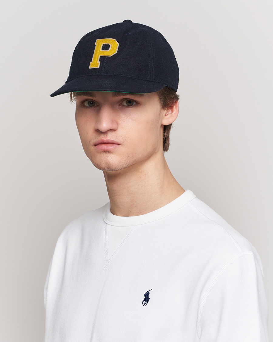 Homme |  | Polo Ralph Lauren | Wool Baseball Cap Collection Navy