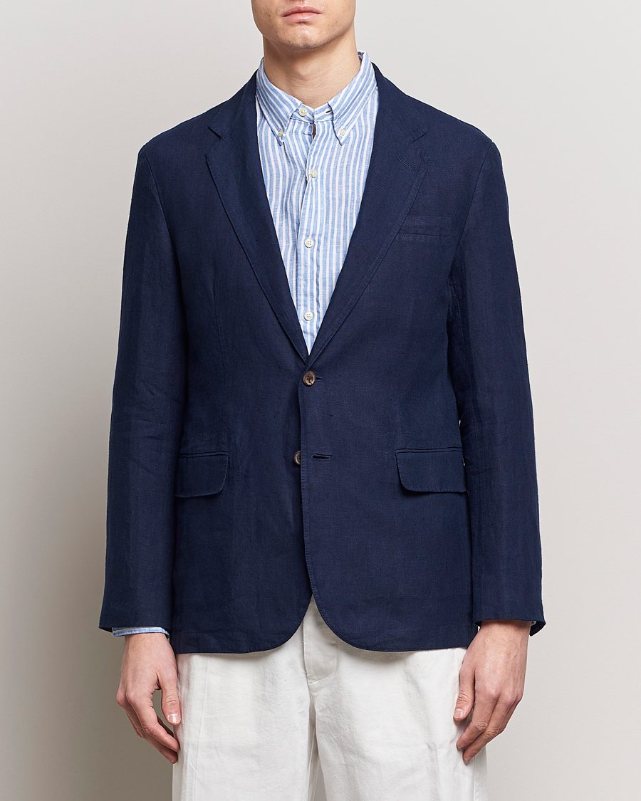 Homme | Blazers | Polo Ralph Lauren | Linen Sportcoat Navy
