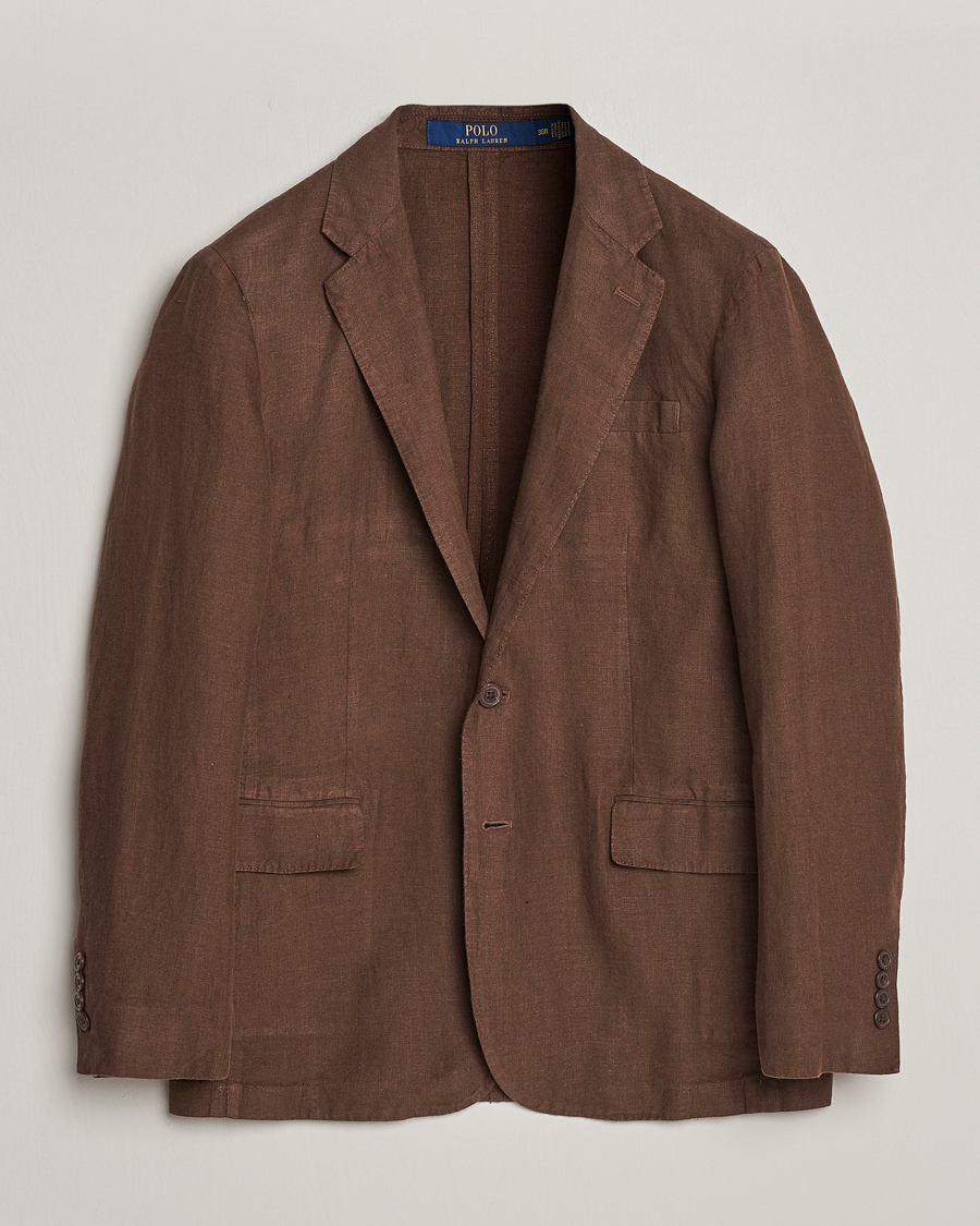 Homme | Blazers | Polo Ralph Lauren | Linen Sportcoat Chestnut