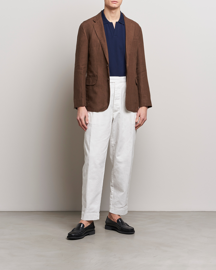 Homme | Blazers | Polo Ralph Lauren | Linen Sportcoat Chestnut