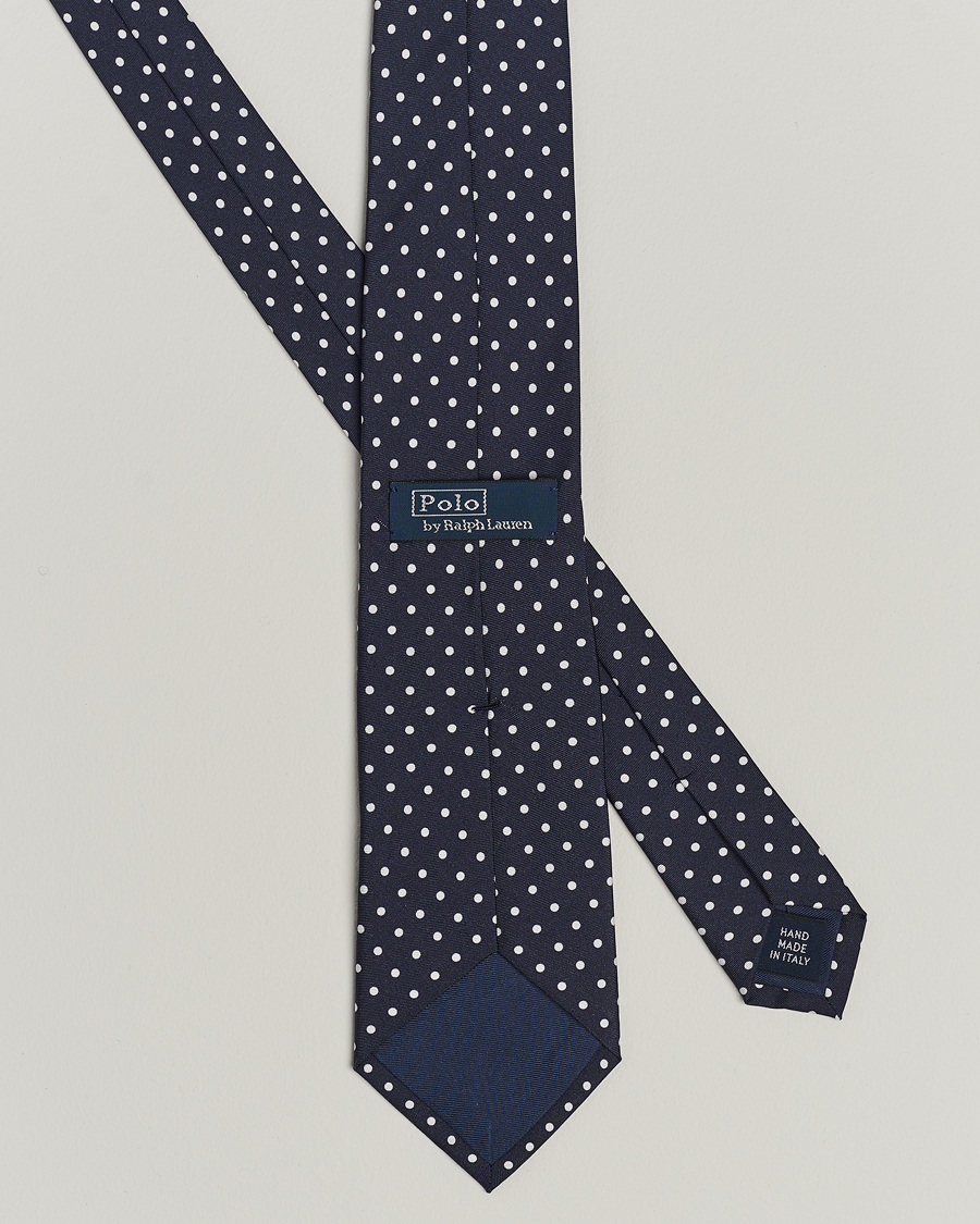 Homme | Cravates | Polo Ralph Lauren | St James Spot Tie Navy/White