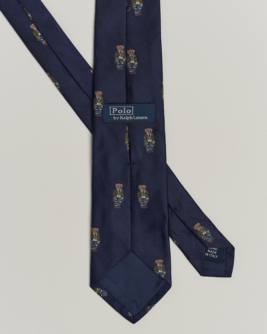 Homme | Polo Ralph Lauren Heritage Bear Tie Navy | Polo Ralph Lauren | Heritage Bear Tie Navy
