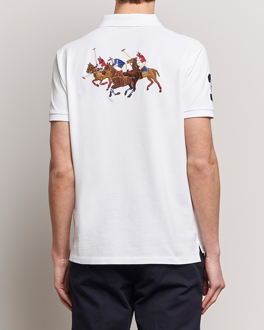Homme | Polos | Polo Ralph Lauren | Custom Slim Fit Match Club Polo White
