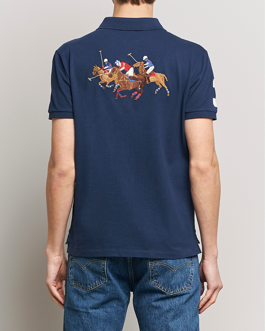 Homme | Polos | Polo Ralph Lauren | Custom Slim Fit Match Club Polo Newport Navy
