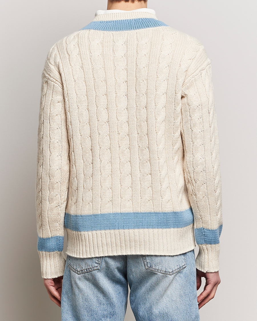 Homme | Pulls Et Tricots | Polo Ralph Lauren | Cotton/Cashmere Cricket Knitted Sweater Parchment Cream