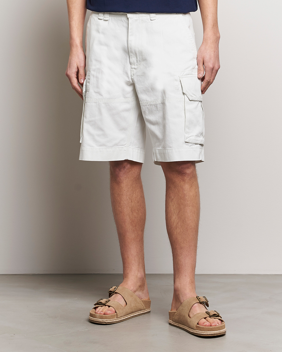 Homme | Shorts | Polo Ralph Lauren | Slub Twill Cargo Shorts Deckwash White