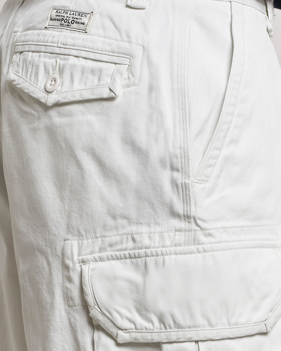 Homme | Shorts | Polo Ralph Lauren | Slub Twill Cargo Shorts Deckwash White
