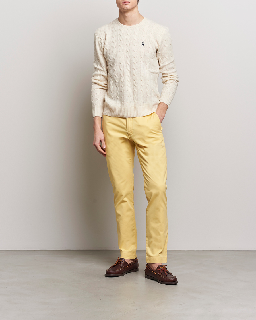 Homme | Pantalons | Polo Ralph Lauren | Slim Fit Stretch Chinos Corn Yellow