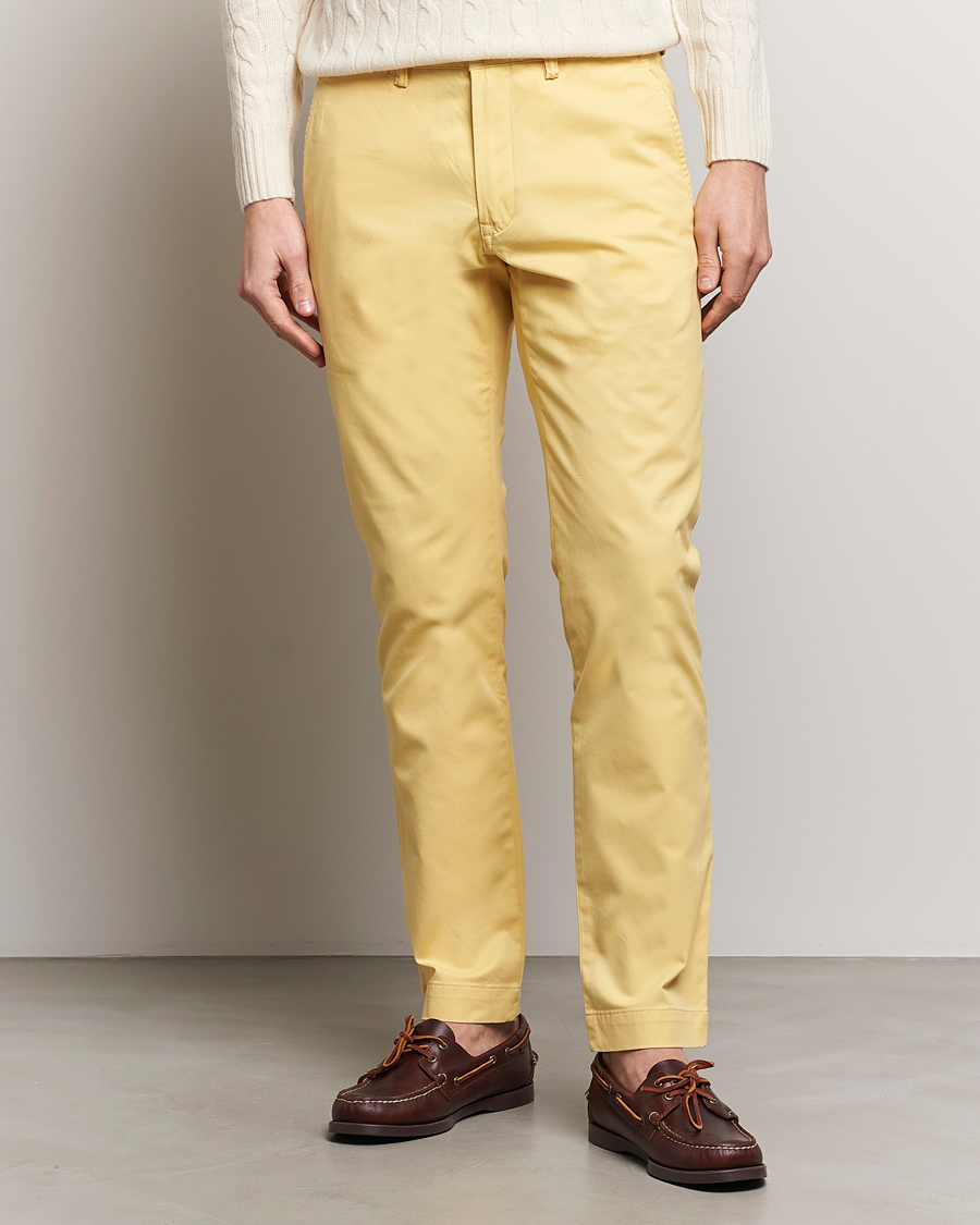 Homme | Pantalons | Polo Ralph Lauren | Slim Fit Stretch Chinos Corn Yellow