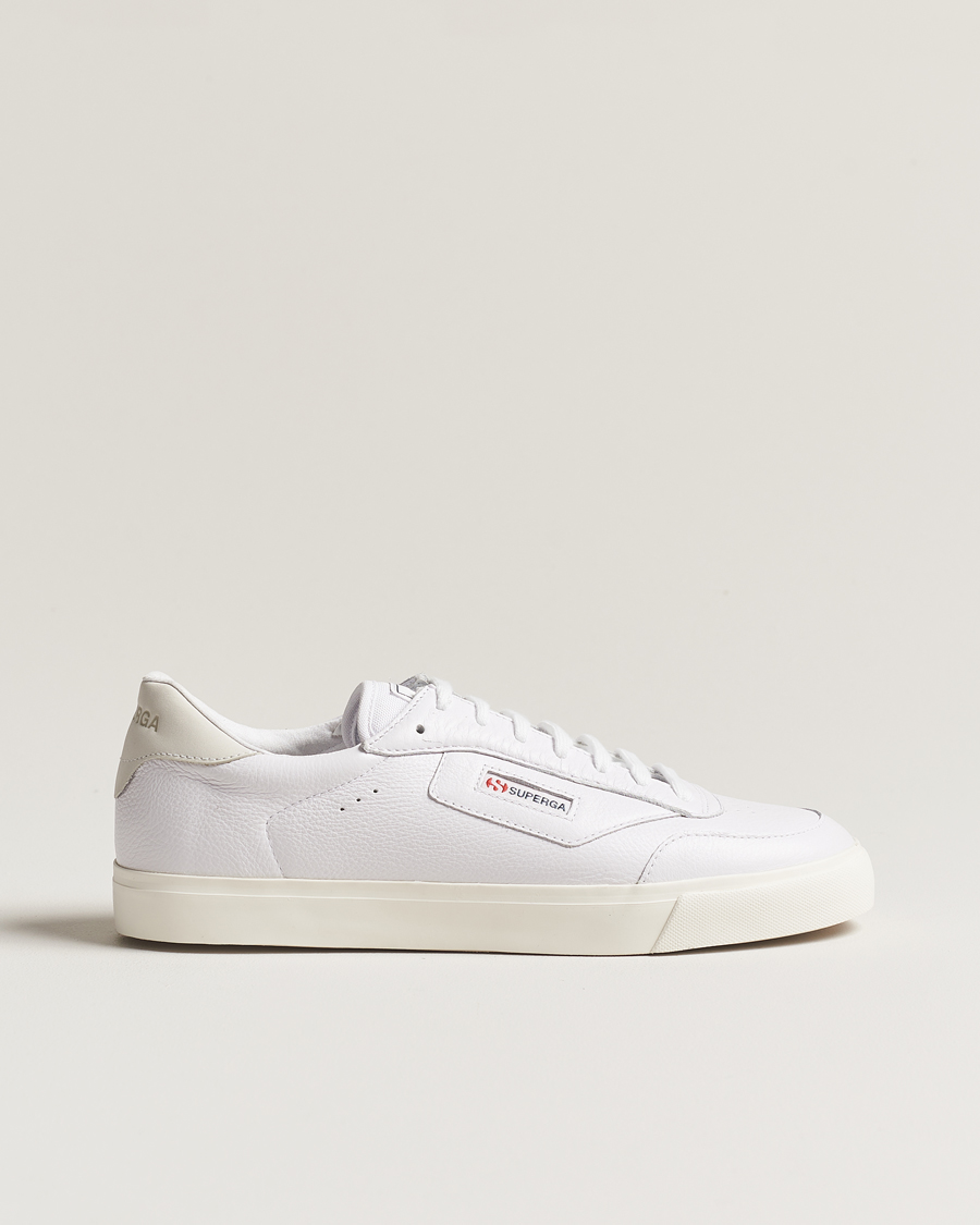 Homme | Superga 3843 Leather Sneaker White | Superga | 3843 Leather Sneaker White