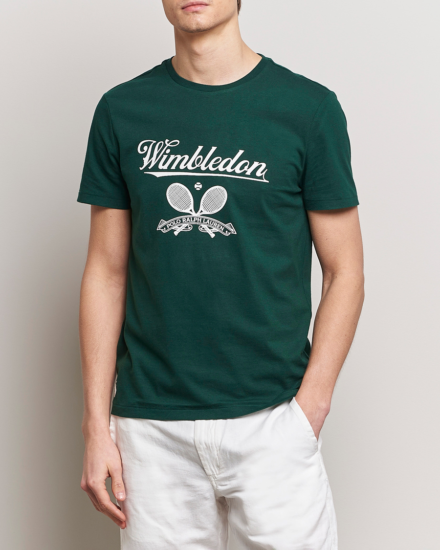 Homme | T-shirts À Manches Courtes | Polo Ralph Lauren | Wimbledon Printed Tee Moss Agate