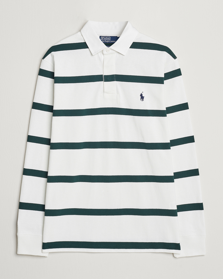 Homme | Pulls Et Tricots | Polo Ralph Lauren | Wimbledon Rugby Sweater White/Moss Agate