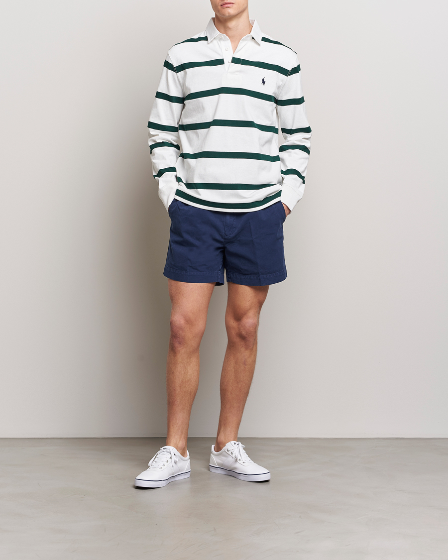 Homme | Pulls Et Tricots | Polo Ralph Lauren | Wimbledon Rugby Sweater White/Moss Agate