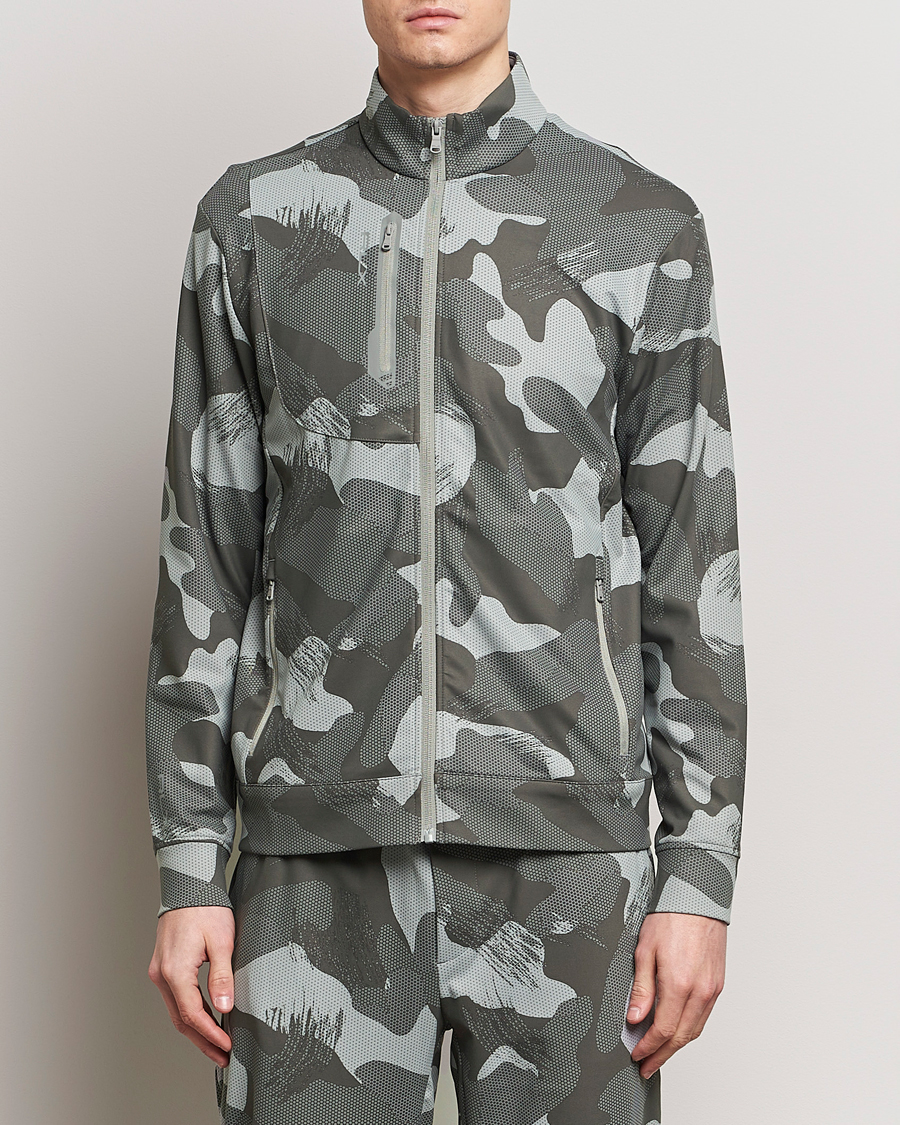 Homme | Soldes Vêtements | RLX Ralph Lauren | Warp Tech Jersey Camo Full Zip Grey