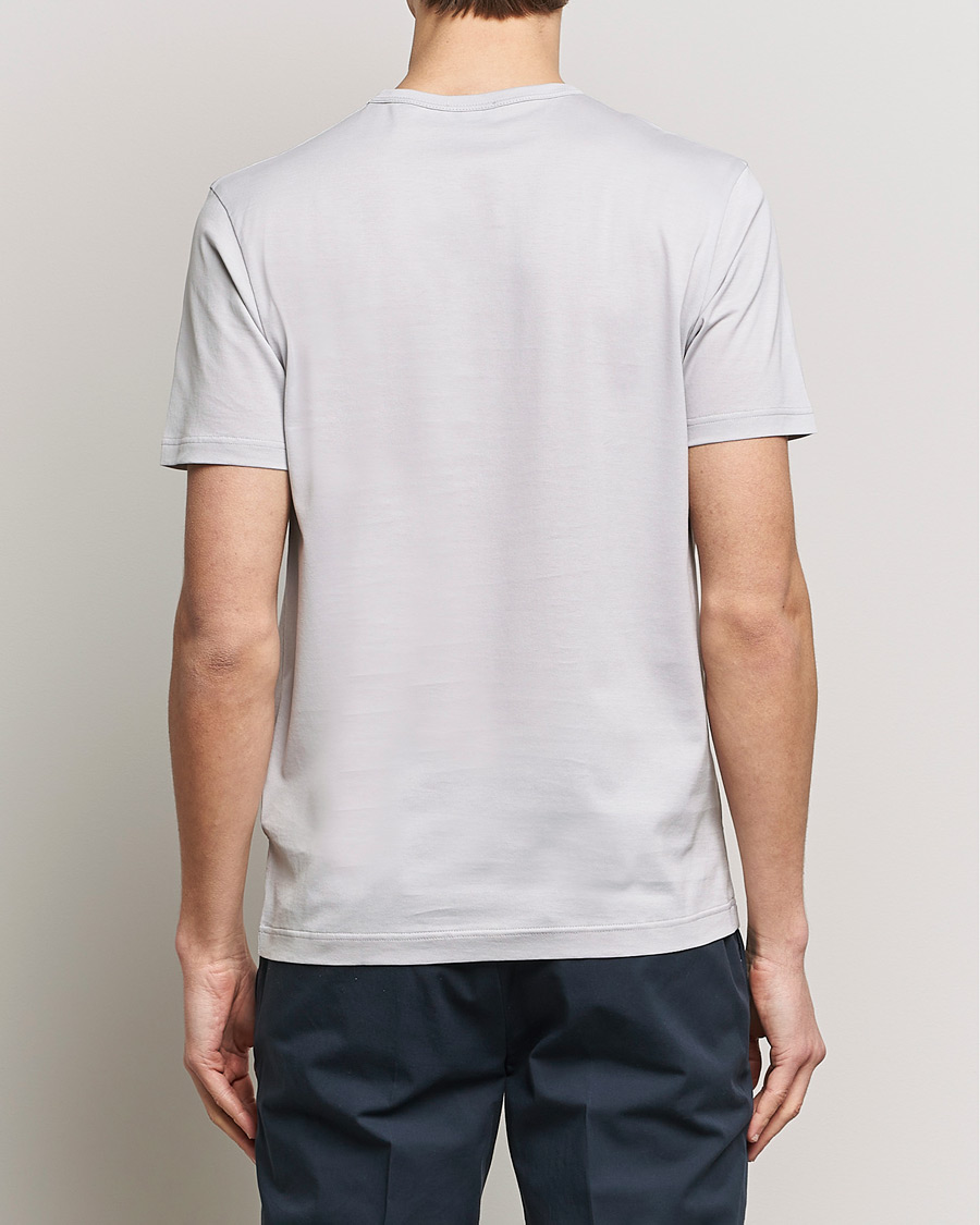 Homme | T-shirts | Sunspel | Crew Neck Cotton Tee Smoke