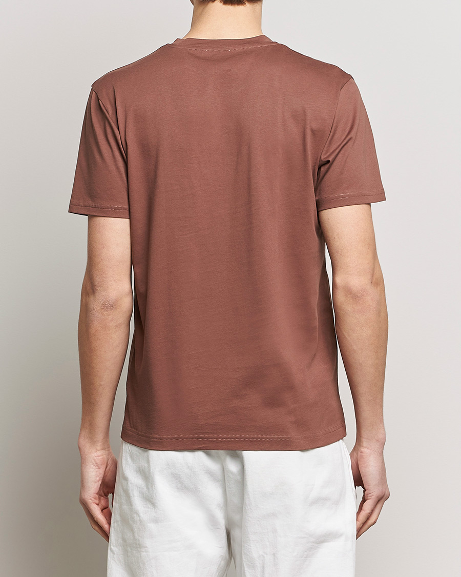 Homme | T-shirts | Sunspel | Riviera Midweight Tee Brown