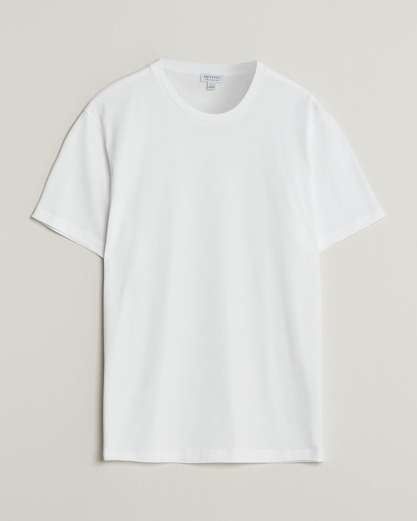 Homme | T-shirts | Sunspel | Riviera Midweight T-Shirt White