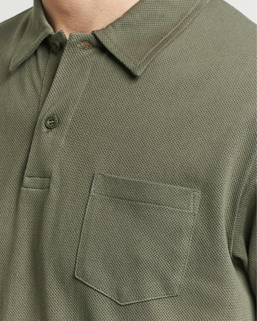 Homme | Polos | Sunspel | Riviera Polo Shirt Khaki