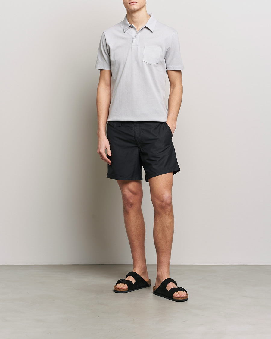 Homme | Polos | Sunspel | Riviera Polo Shirt Smoke