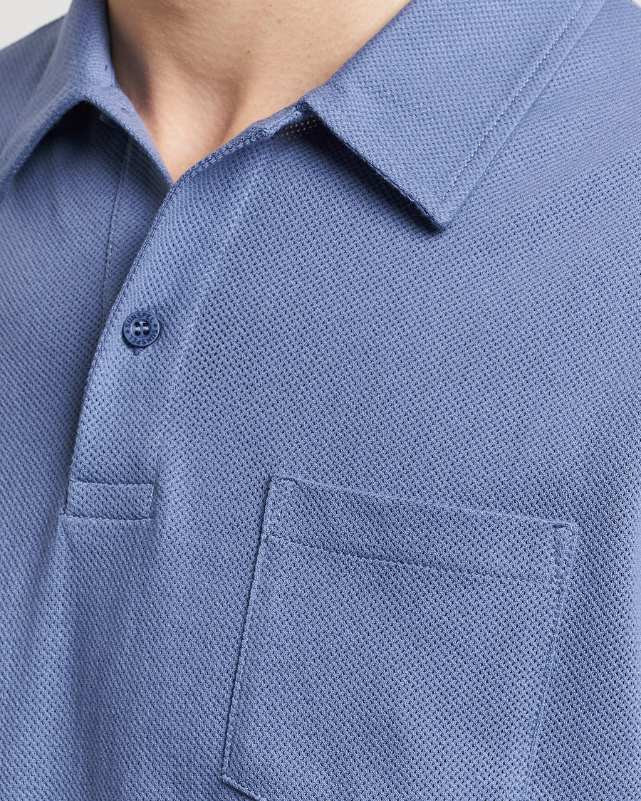 Homme | Polos | Sunspel | Riviera Polo Shirt Grape