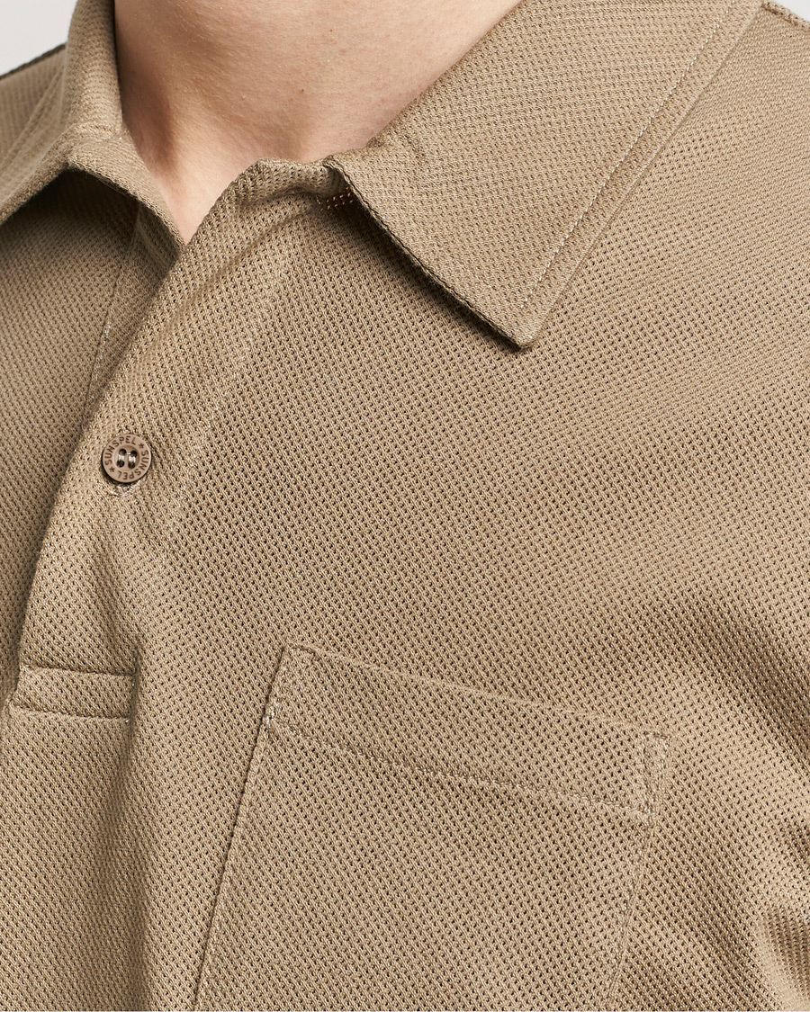 Homme | Polos | Sunspel | Riviera Polo Shirt Dark Stone