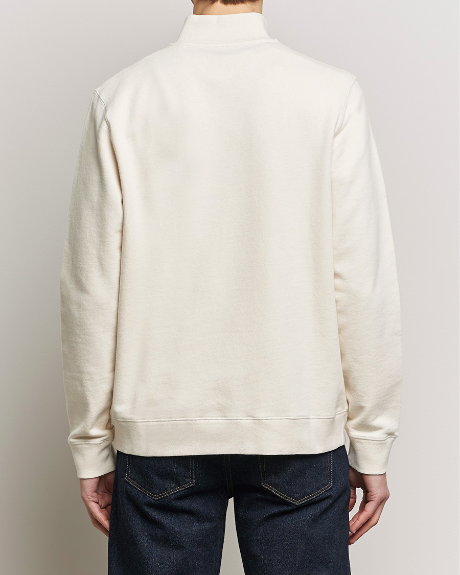 Homme | Pulls Et Tricots | Sunspel | Loopback Half Zip Sweatshirt Undyed