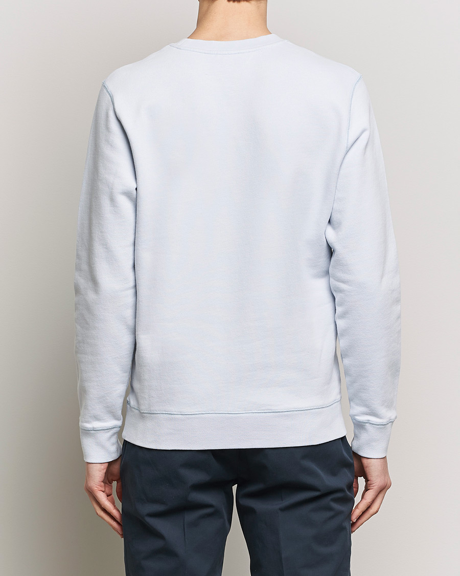 Homme | Pulls Et Tricots | Sunspel | Loopback Sweatshirt Light Blue