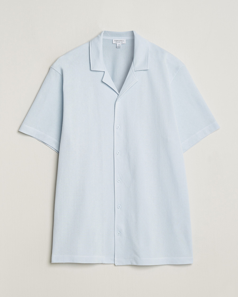 Homme | Chemises | Sunspel | Riviera Resort Shirt Light Blue
