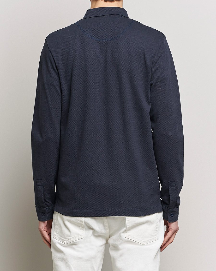 Homme | Chemises | Sunspel | Riviera Long Sleeve Shirt Navy