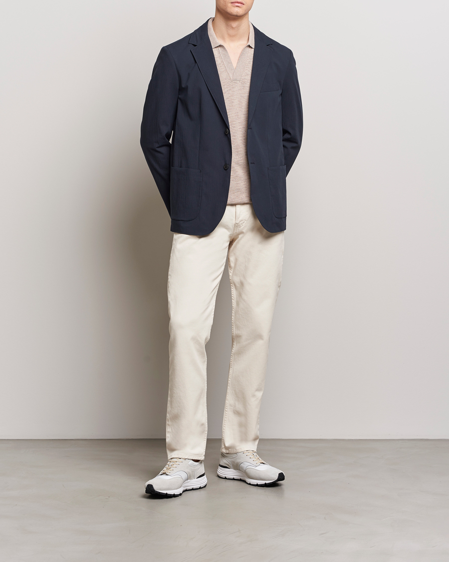 Homme | Pantalons | Sunspel | Five Pocket Cotton Twill Trousers Undyed