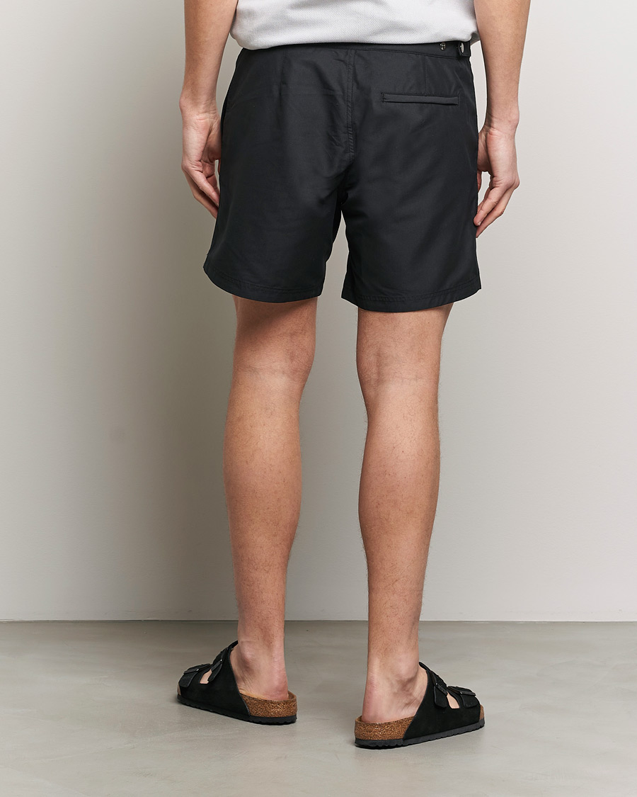 Homme | Maillots De Bain | Sunspel | Recycled Seaqual Tailored Swim Shorts Black