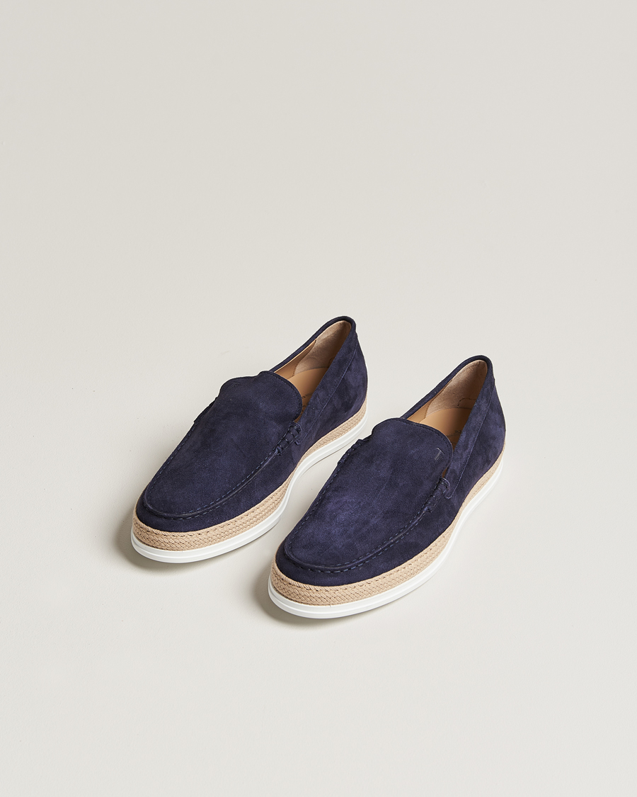 Homme | Loafers | Tod's | Raffia Loafer Navy Suede