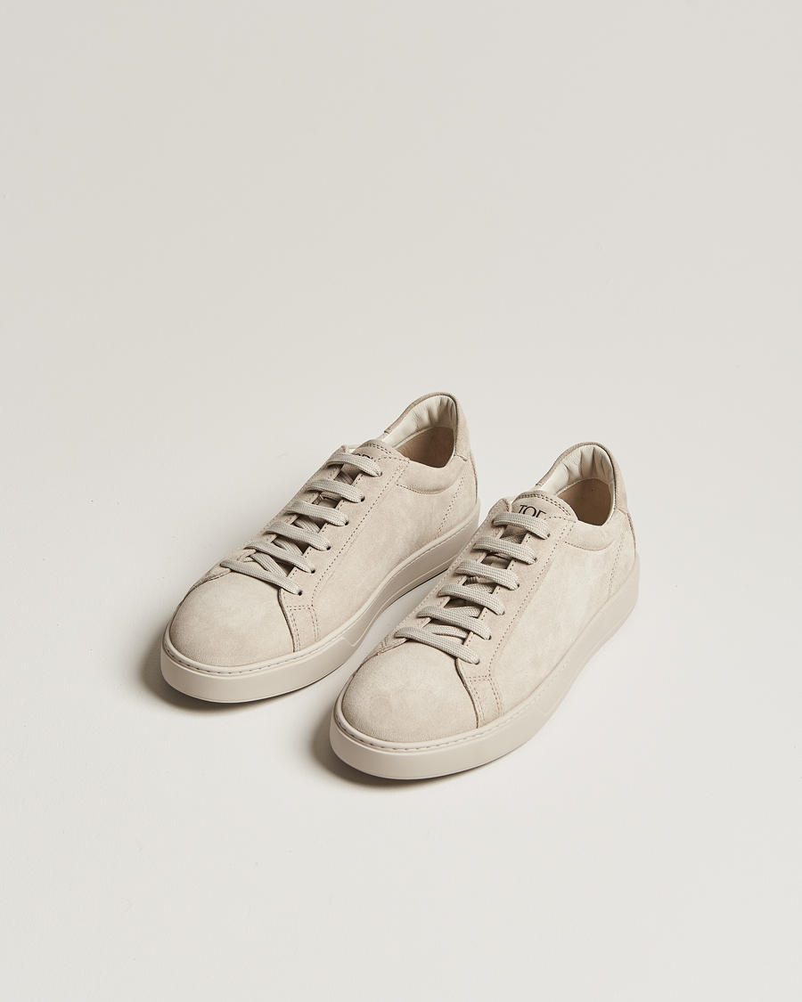 Homme |  | Tod's | Cassetta Lacciata Sneaker Light Grey Suede