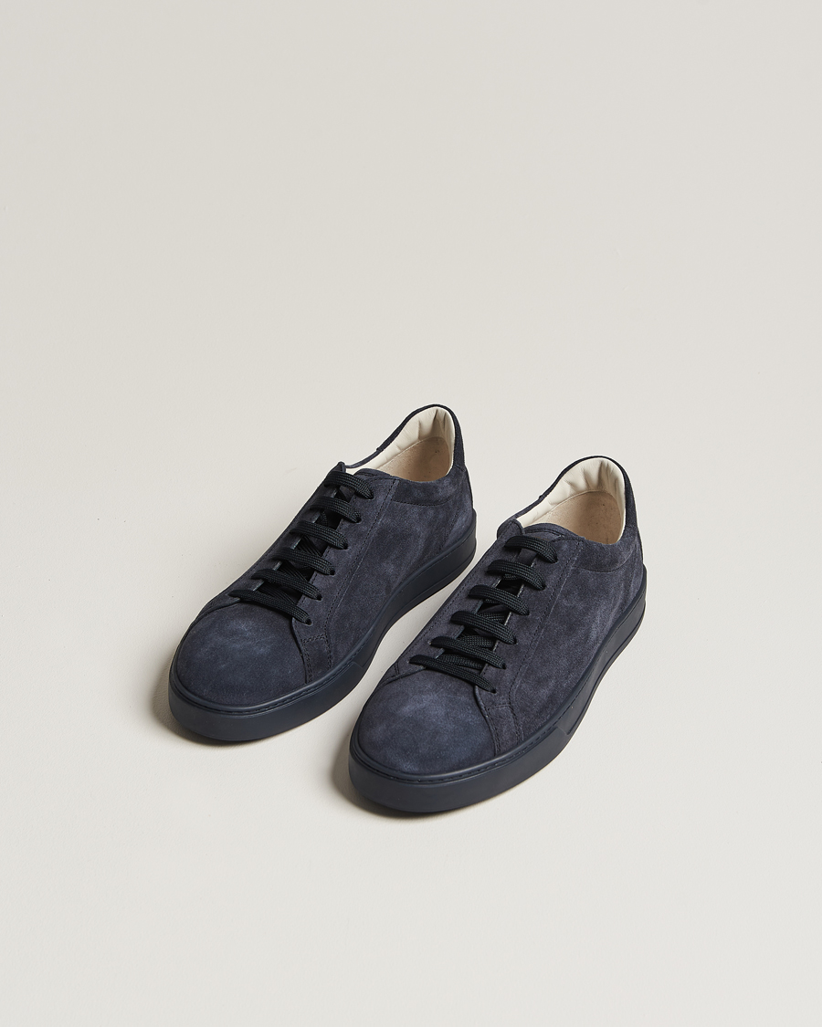 Homme | Chaussures | Tod's | Cassetta Lacciata Sneaker Navy Suede
