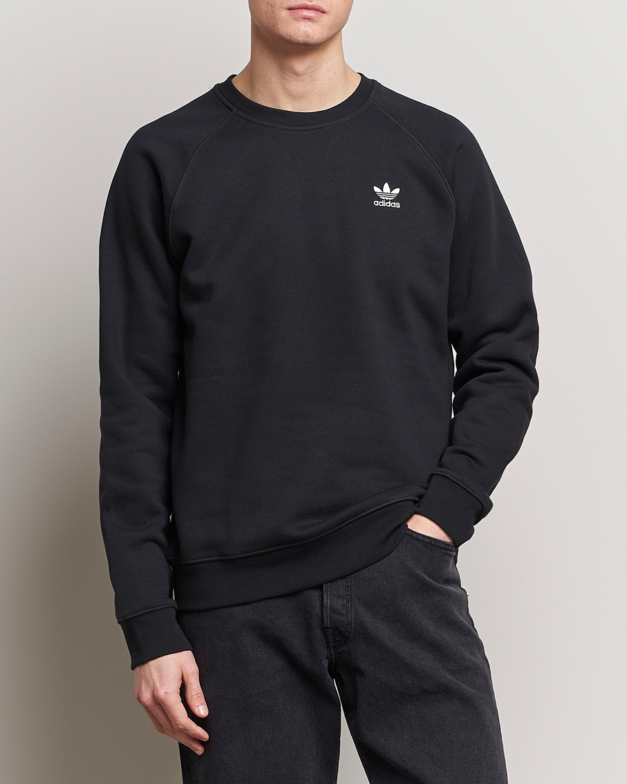 Homme |  | adidas Originals | Essential Crew Neck Sweatshirt Black