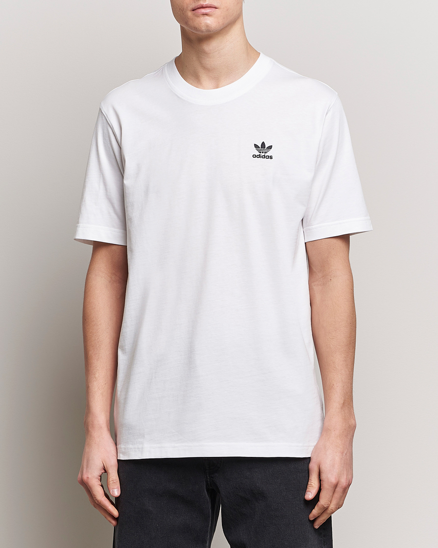 Homme | T-shirts | adidas Originals | Essential Crew Neck T-Shirt White