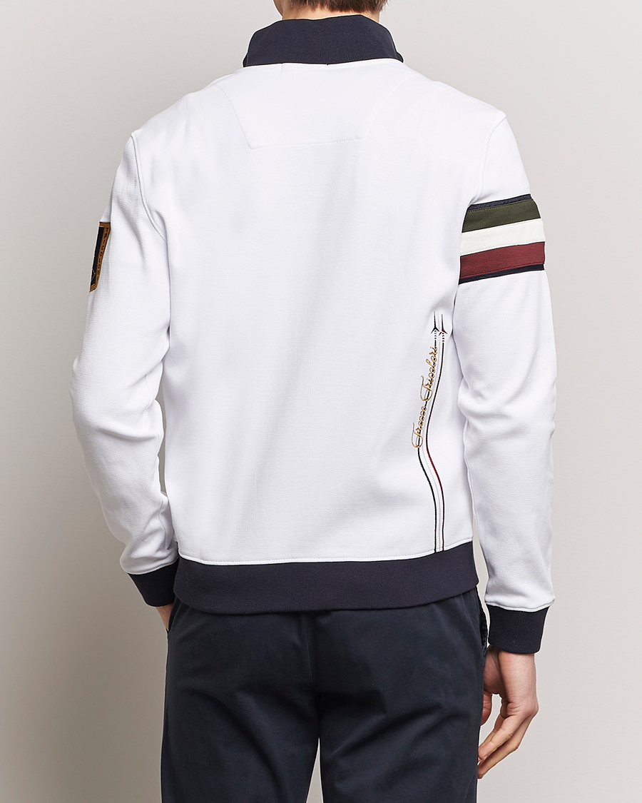 Homme | Pulls Et Tricots | Aeronautica Militare | Full Zip Tricolori Sweater Off White