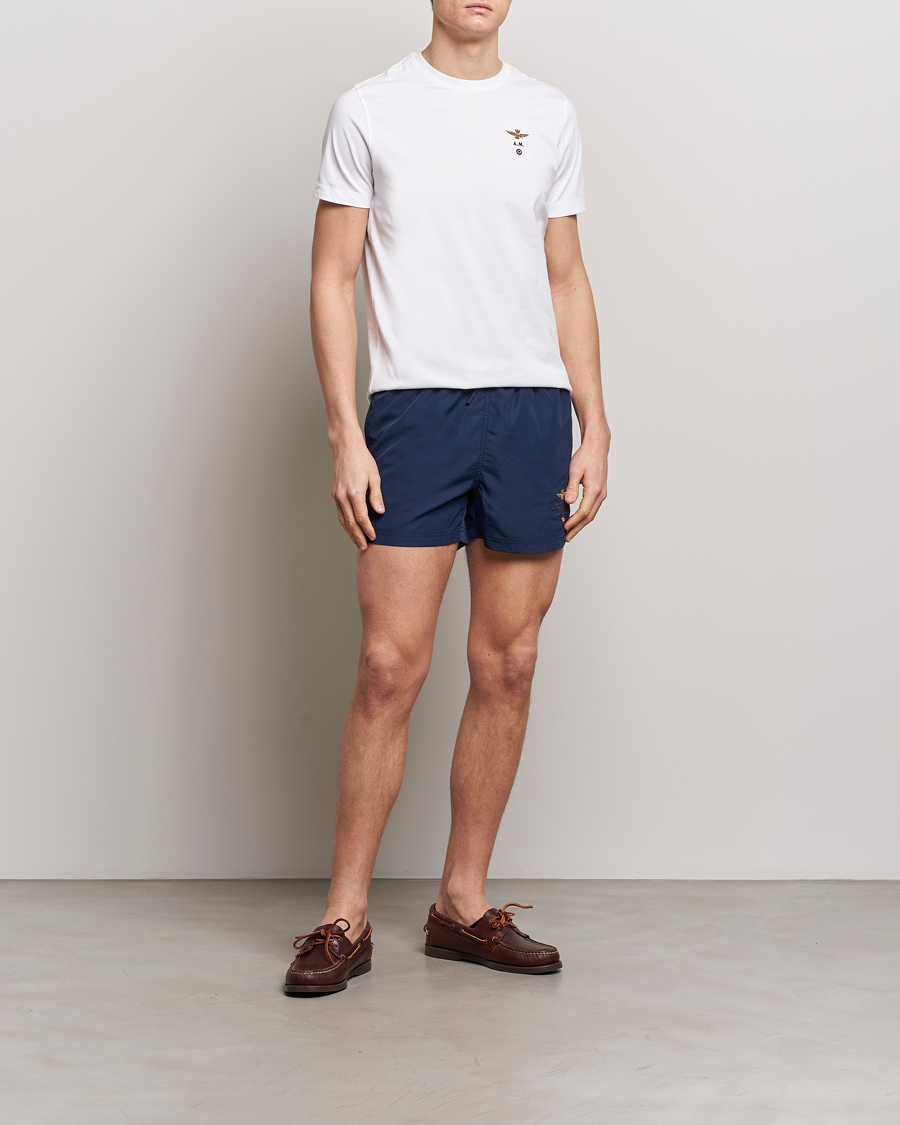 Homme | Maillots De Bain | Aeronautica Militare | Costume Swim Shorts Navy