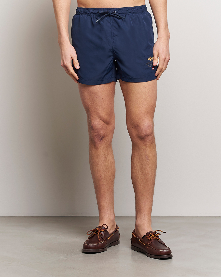 Homme | Maillots De Bain | Aeronautica Militare | Costume Swim Shorts Navy