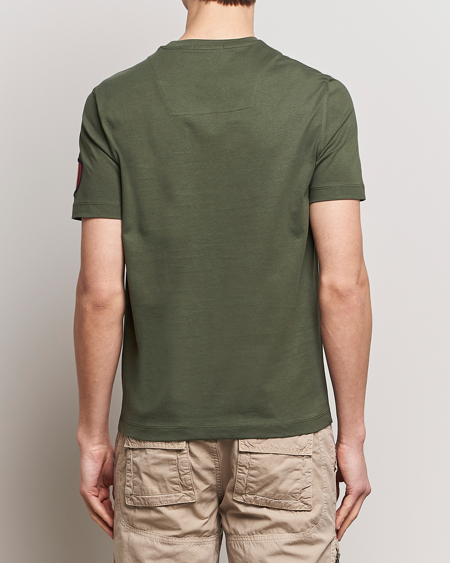 Homme | T-shirts | Aeronautica Militare | Tricolori Crew Neck T-Shirt Verde Green