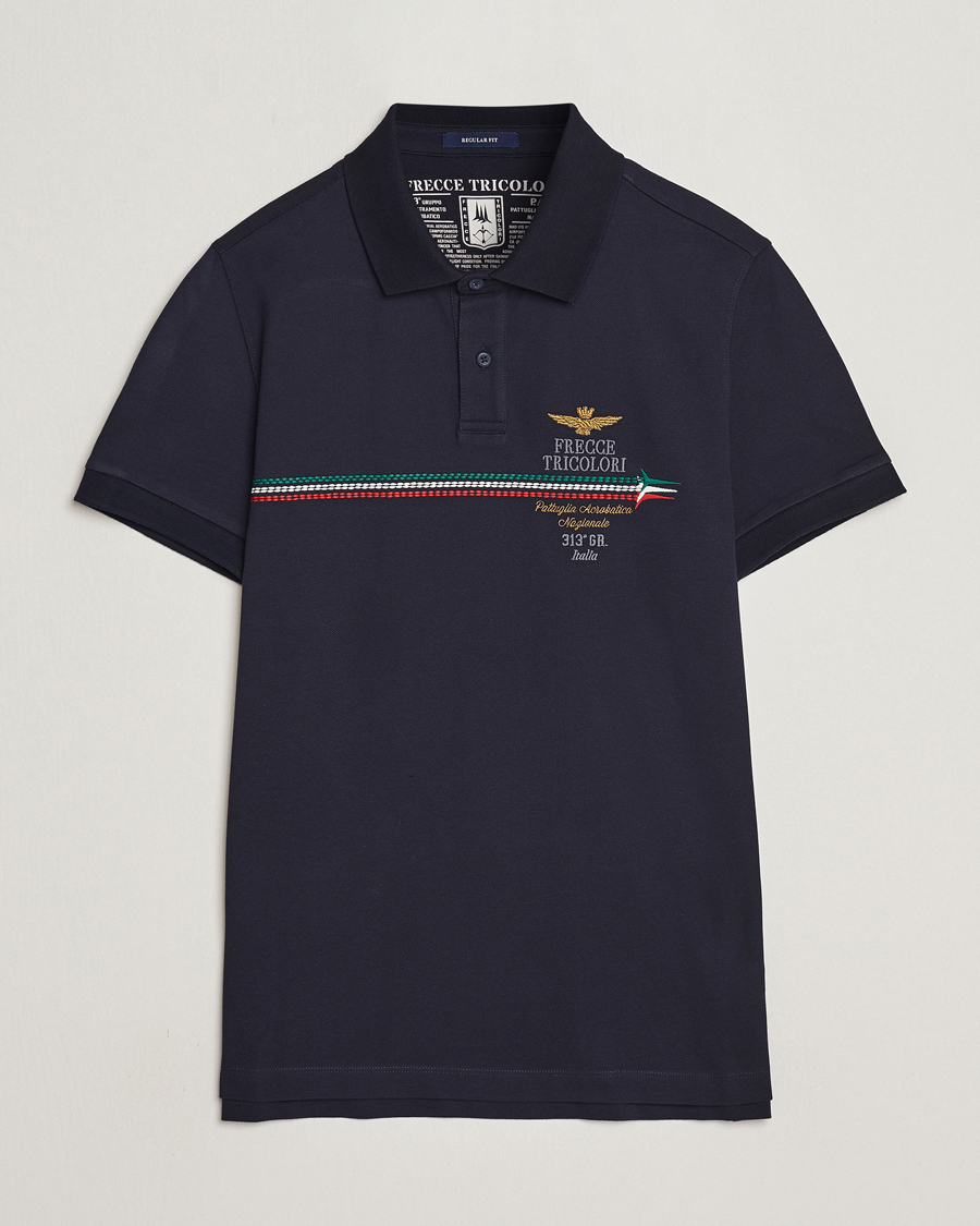 Homme | Polos | Aeronautica Militare | Contrast Collar Polo Navy
