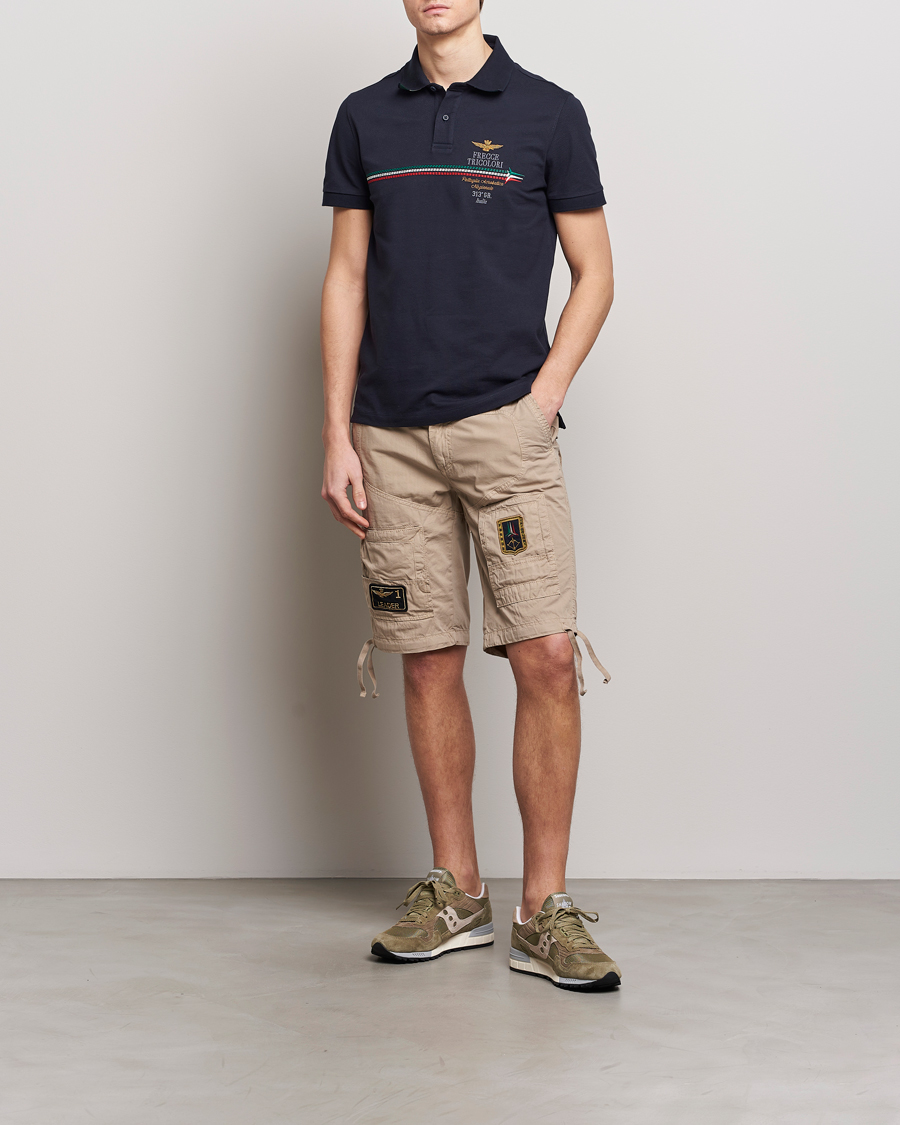 Homme | Polos | Aeronautica Militare | Contrast Collar Polo Navy