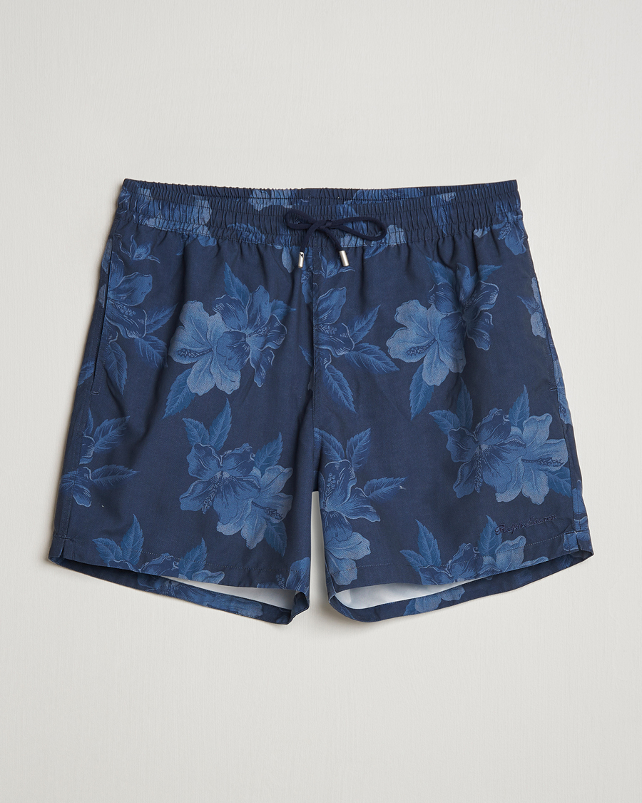 Homme | Maillots De Bain | Ralph Lauren Purple Label | Amalfi Swim Shorts Navy Hibiscus