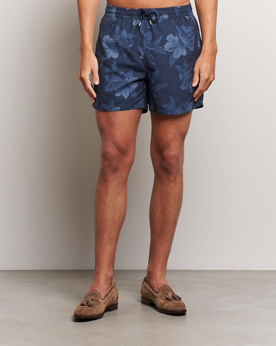Homme | Maillots De Bain | Ralph Lauren Purple Label | Amalfi Swim Shorts Navy Hibiscus