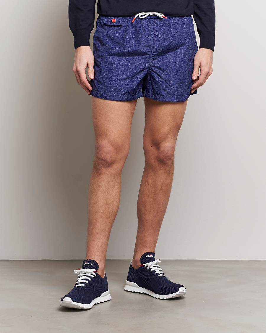 Homme | Maillots De Bain | Kiton | Nylon Swim Shorts Navy