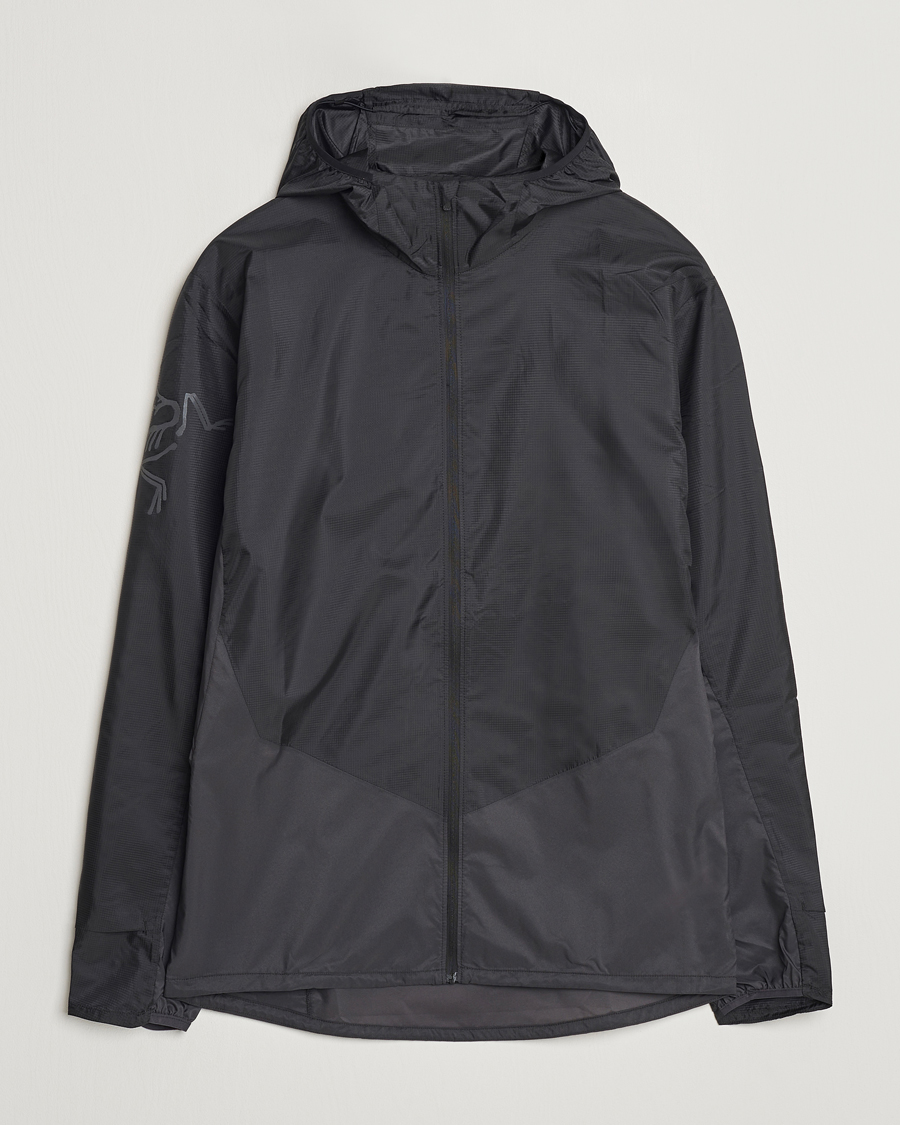 Homme | Manteaux Et Vestes | Arc'teryx | Norvan Windshell Hooded Jacket Black/Graphite