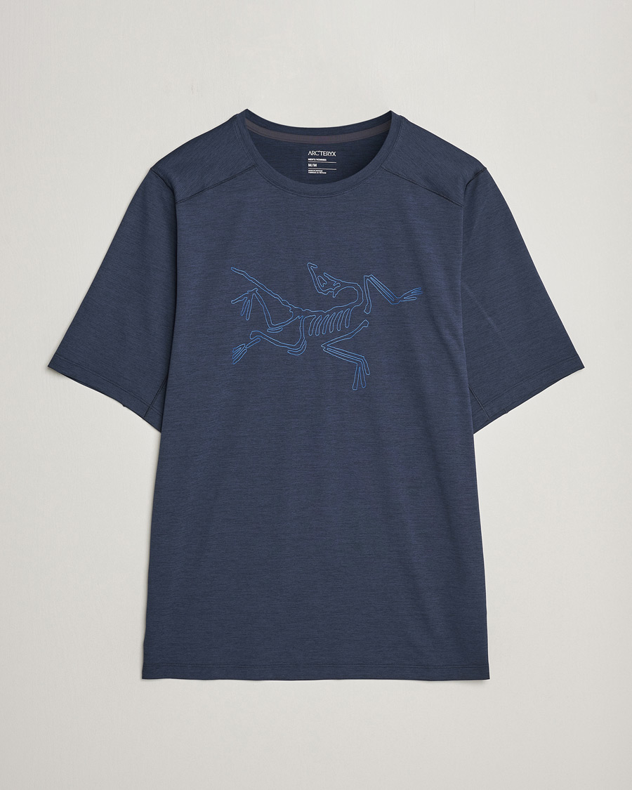 Homme | T-shirts | Arc'teryx | Cormac Bird Logo Crew Neck T-Shirt Black Sapphire
