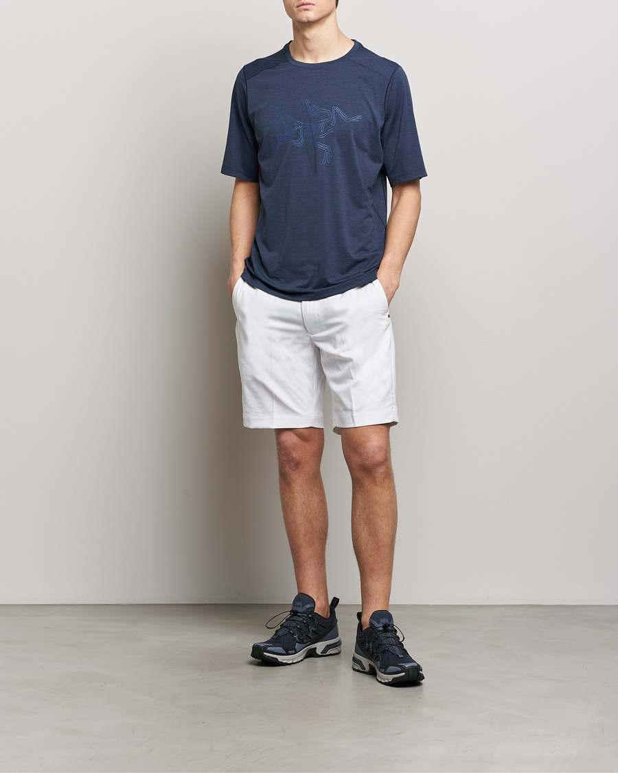 Homme | T-shirts | Arc'teryx | Cormac Bird Logo Crew Neck T-Shirt Black Sapphire