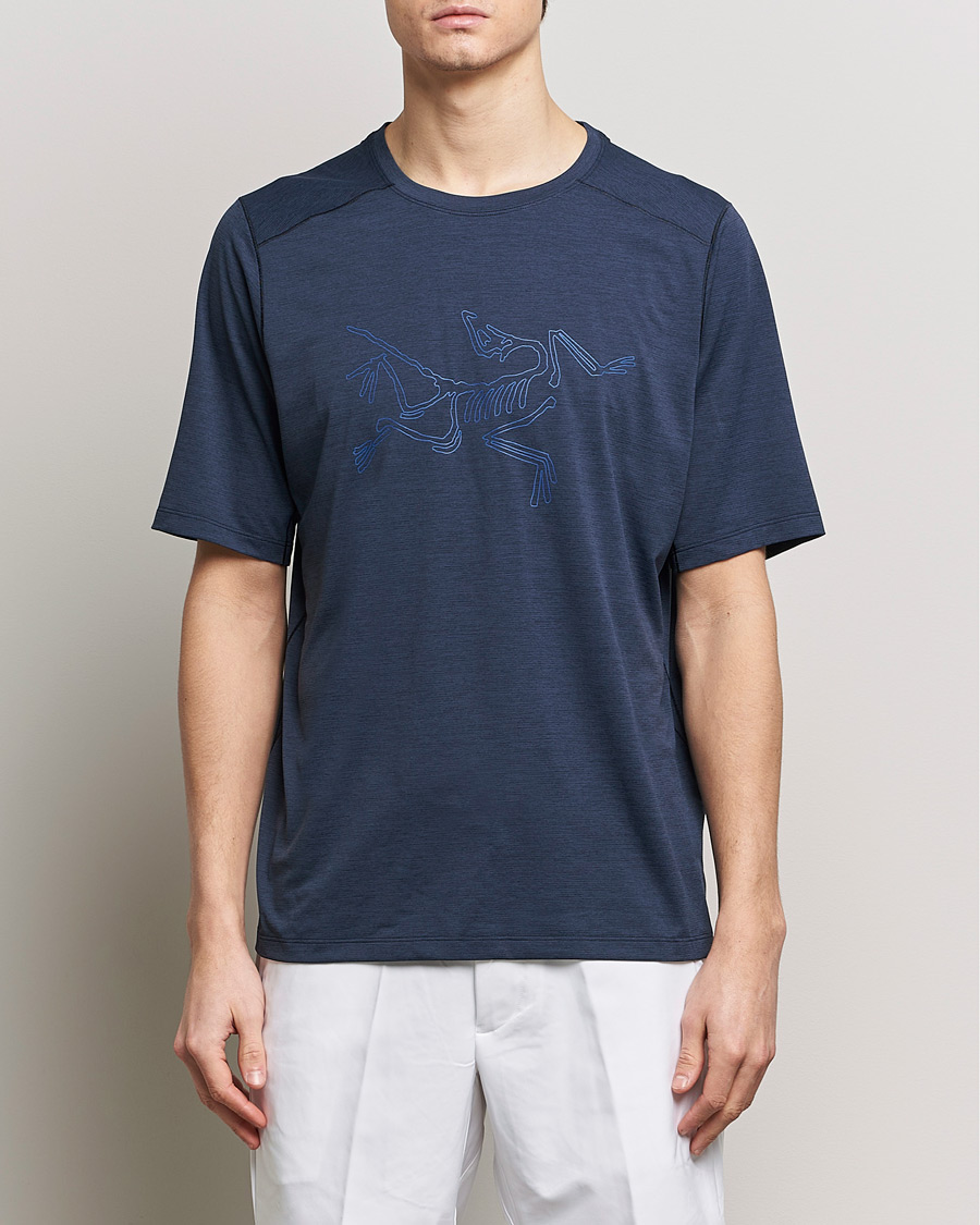 Homme | Sections | Arc'teryx | Cormac Bird Logo Crew Neck T-Shirt Black Sapphire