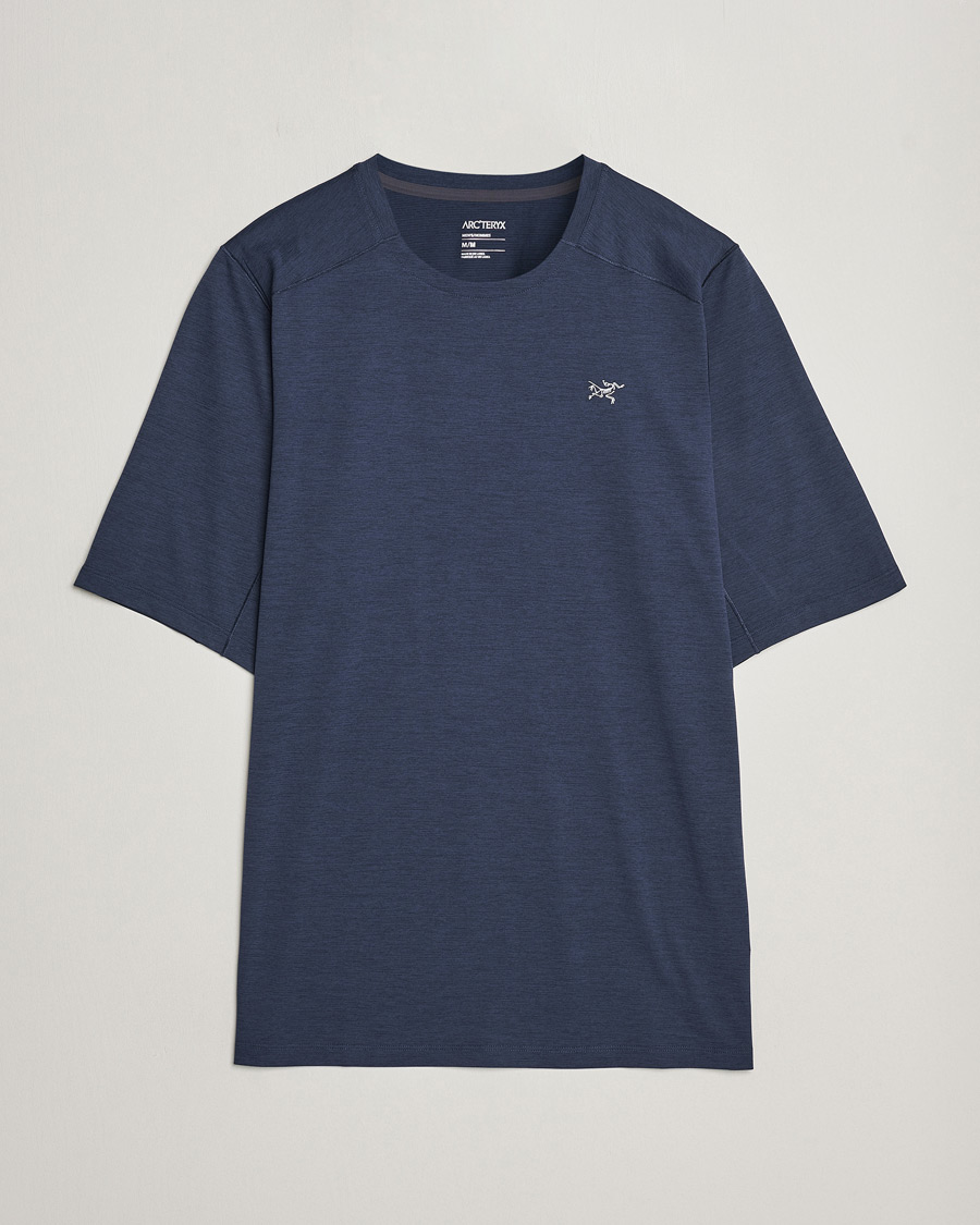 Homme | T-shirts | Arc'teryx | Cormac Crew Neck T-Shirt Black Sapphire Heather